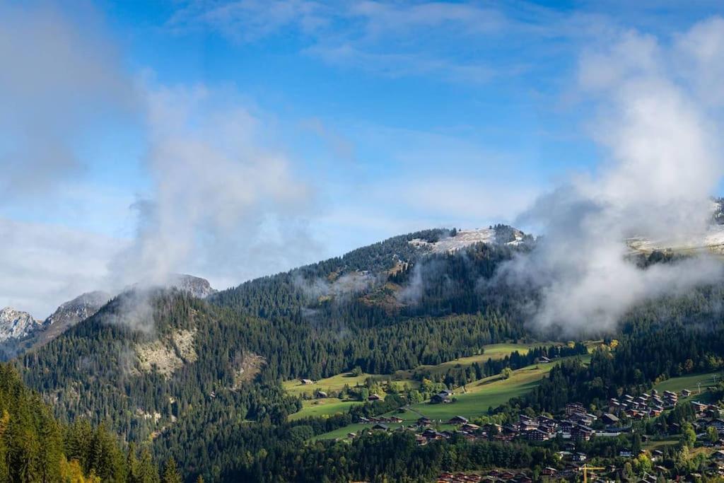 Chalet 1100 - Bo Immobilier Chatel - A Mi-Chemin Du Centre Et Du Linga - Jacuzzi Sauna Et Cheminee Dış mekan fotoğraf