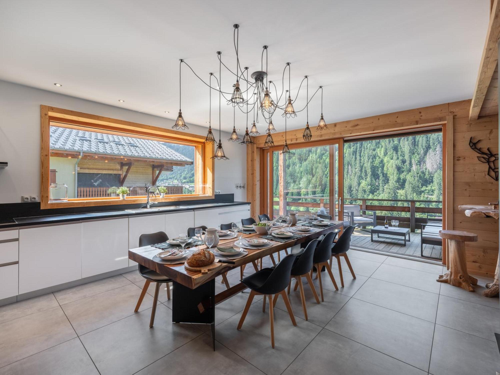 Chalet 1100 - Bo Immobilier Chatel - A Mi-Chemin Du Centre Et Du Linga - Jacuzzi Sauna Et Cheminee Dış mekan fotoğraf