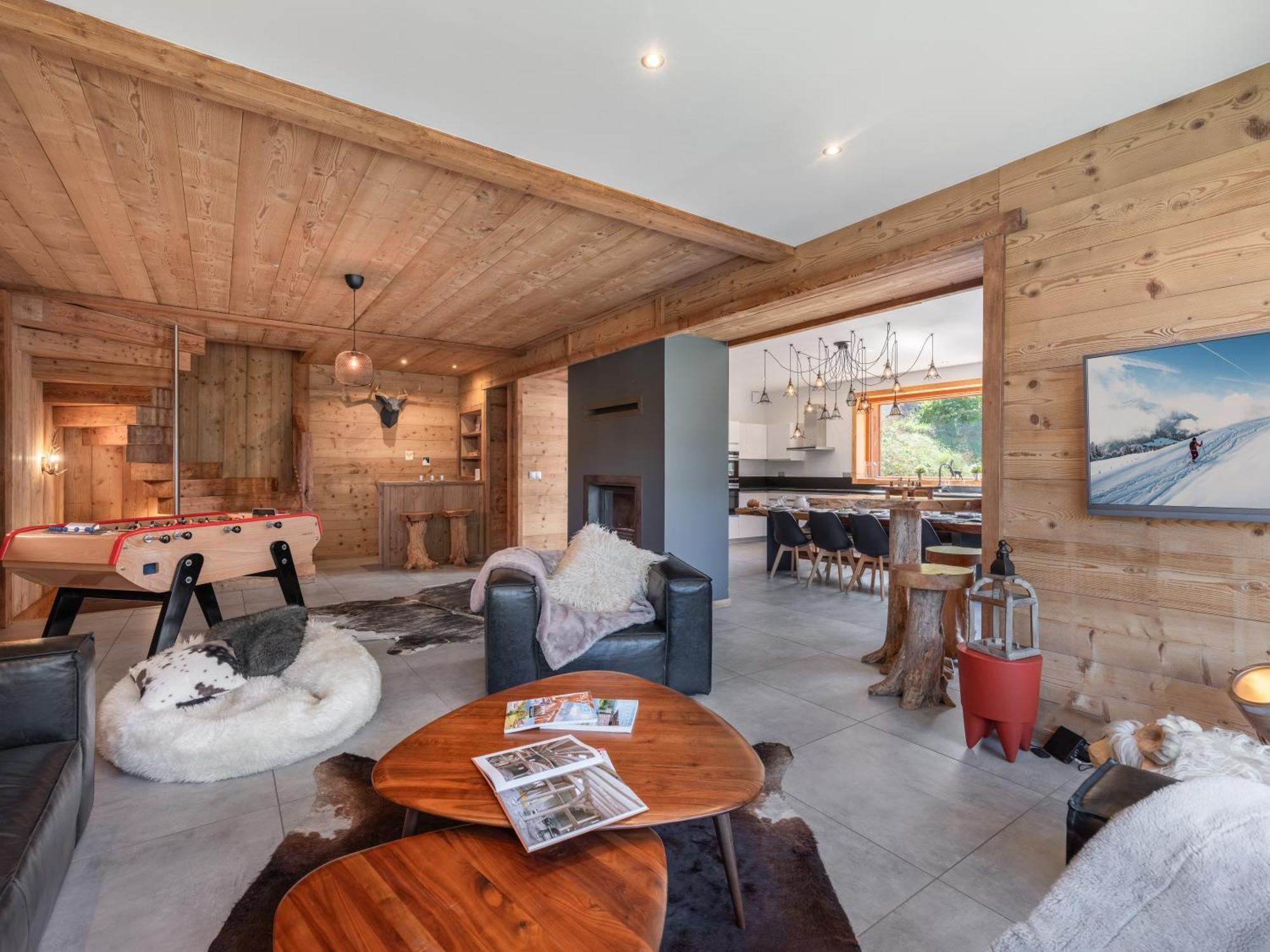 Chalet 1100 - Bo Immobilier Chatel - A Mi-Chemin Du Centre Et Du Linga - Jacuzzi Sauna Et Cheminee Dış mekan fotoğraf