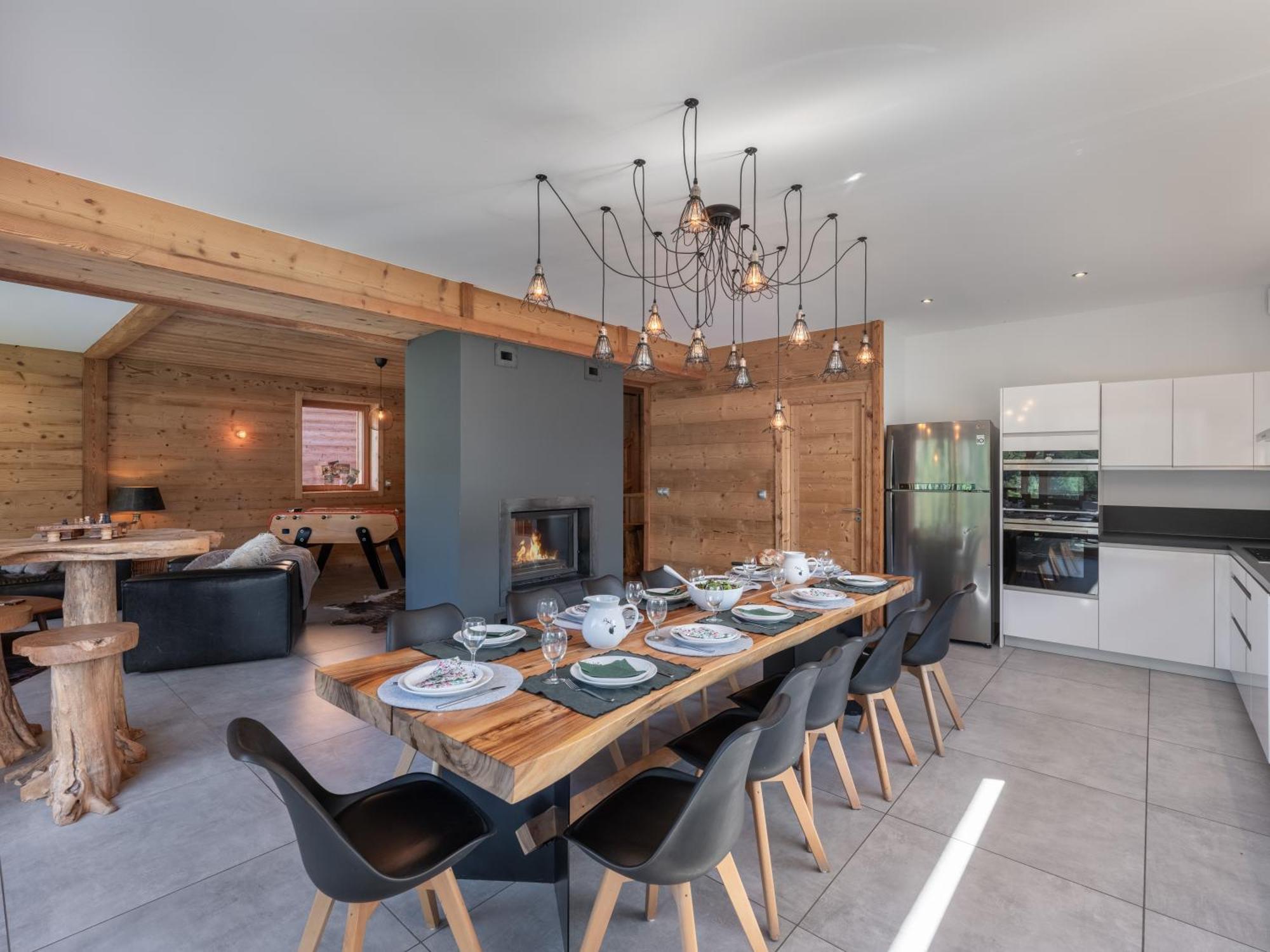 Chalet 1100 - Bo Immobilier Chatel - A Mi-Chemin Du Centre Et Du Linga - Jacuzzi Sauna Et Cheminee Dış mekan fotoğraf