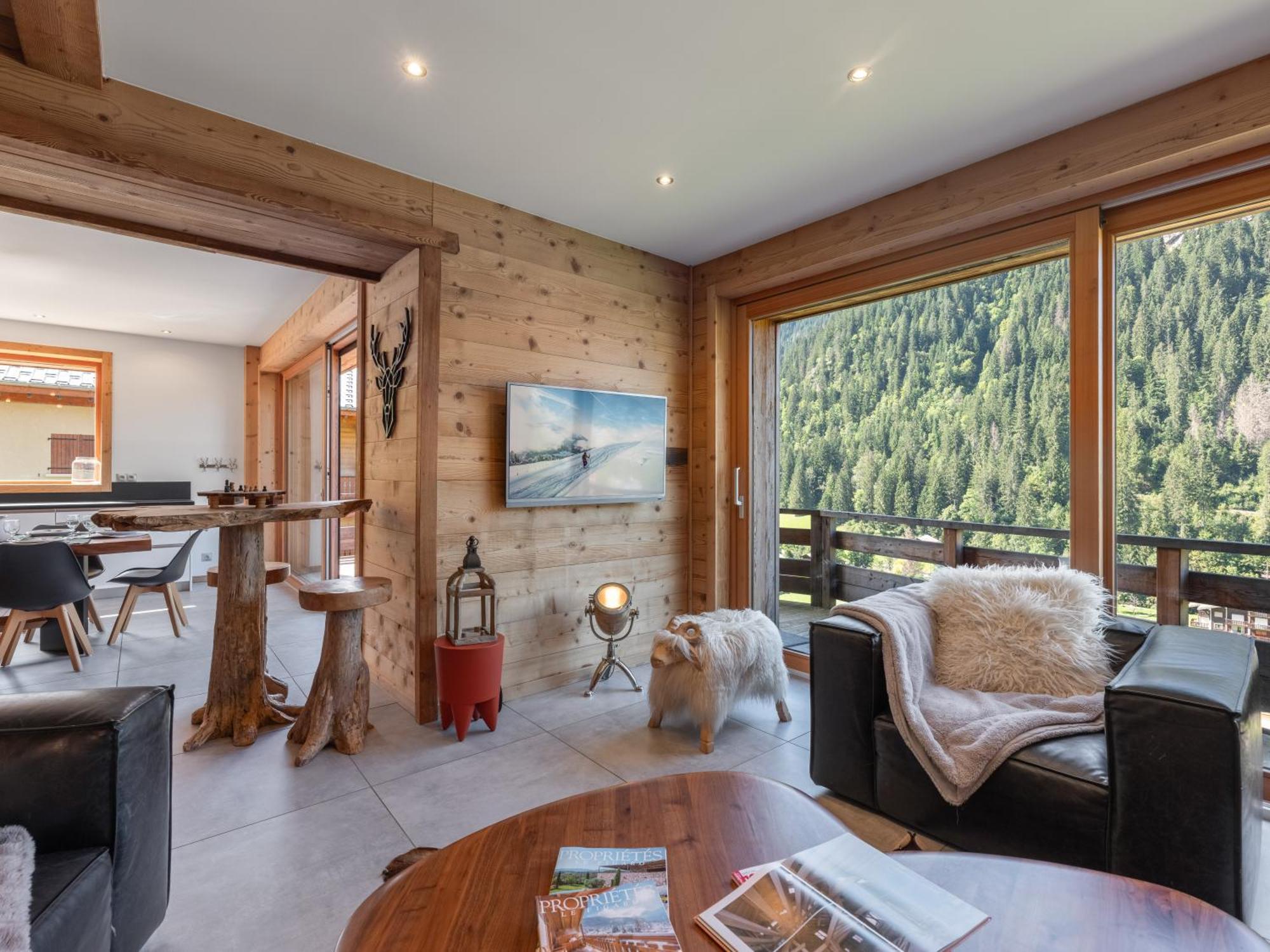 Chalet 1100 - Bo Immobilier Chatel - A Mi-Chemin Du Centre Et Du Linga - Jacuzzi Sauna Et Cheminee Dış mekan fotoğraf