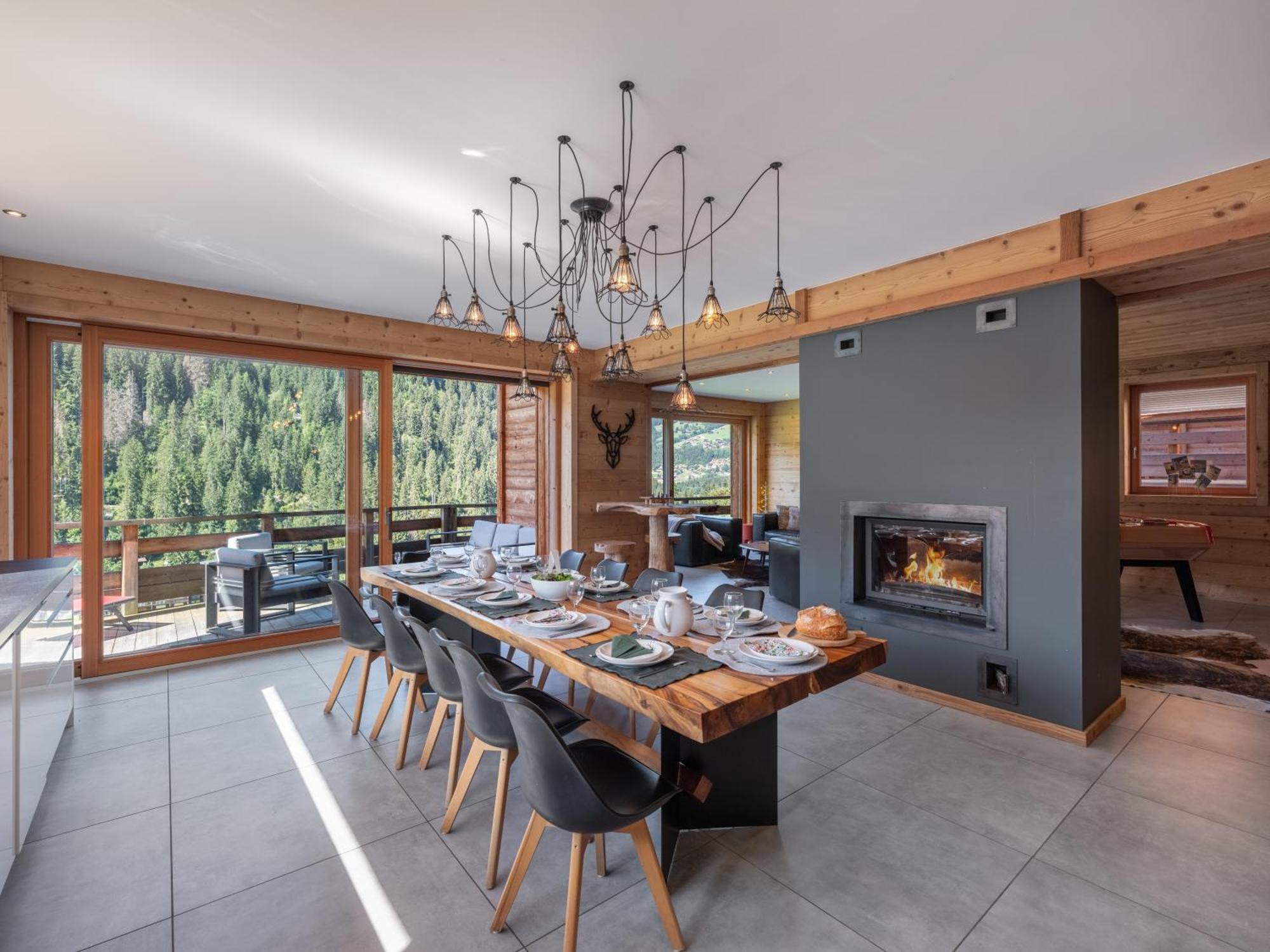 Chalet 1100 - Bo Immobilier Chatel - A Mi-Chemin Du Centre Et Du Linga - Jacuzzi Sauna Et Cheminee Dış mekan fotoğraf