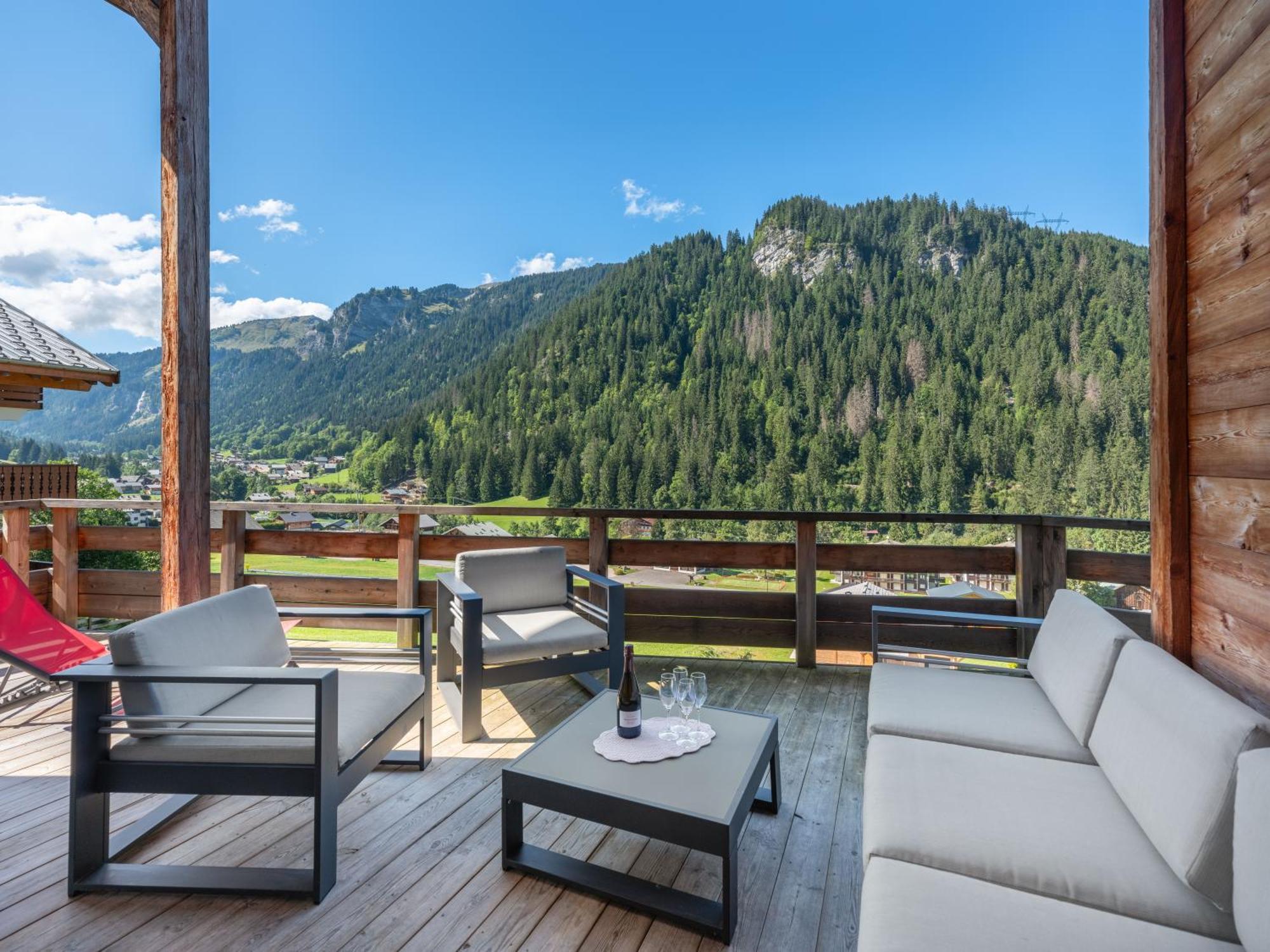 Chalet 1100 - Bo Immobilier Chatel - A Mi-Chemin Du Centre Et Du Linga - Jacuzzi Sauna Et Cheminee Dış mekan fotoğraf