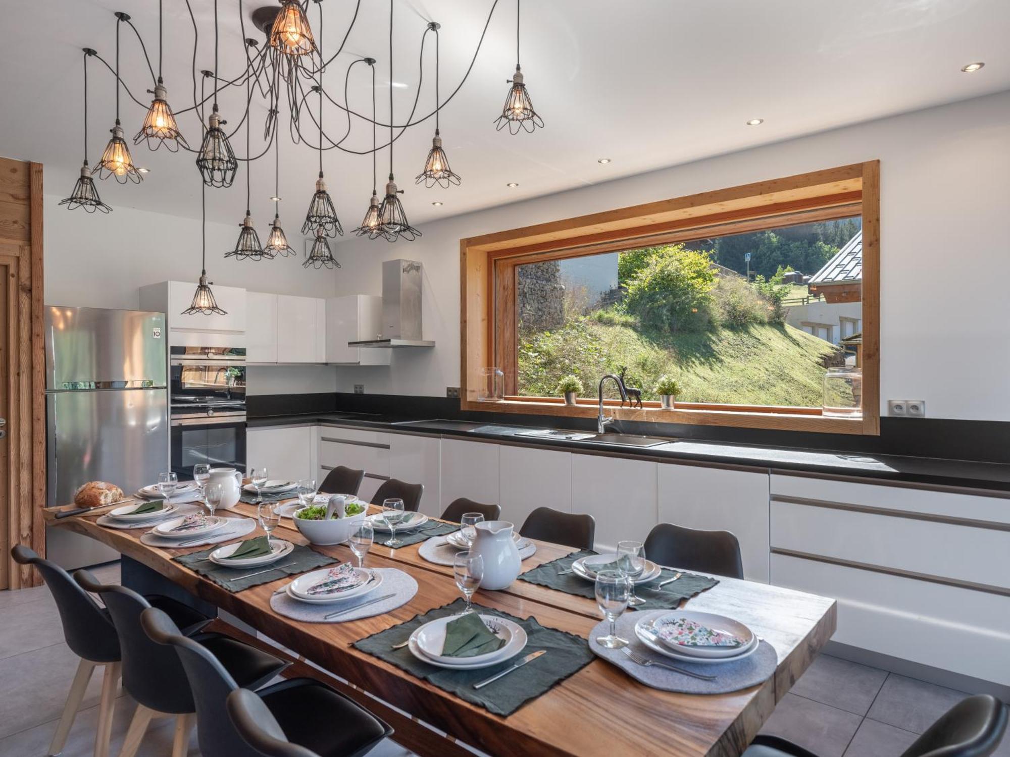 Chalet 1100 - Bo Immobilier Chatel - A Mi-Chemin Du Centre Et Du Linga - Jacuzzi Sauna Et Cheminee Dış mekan fotoğraf